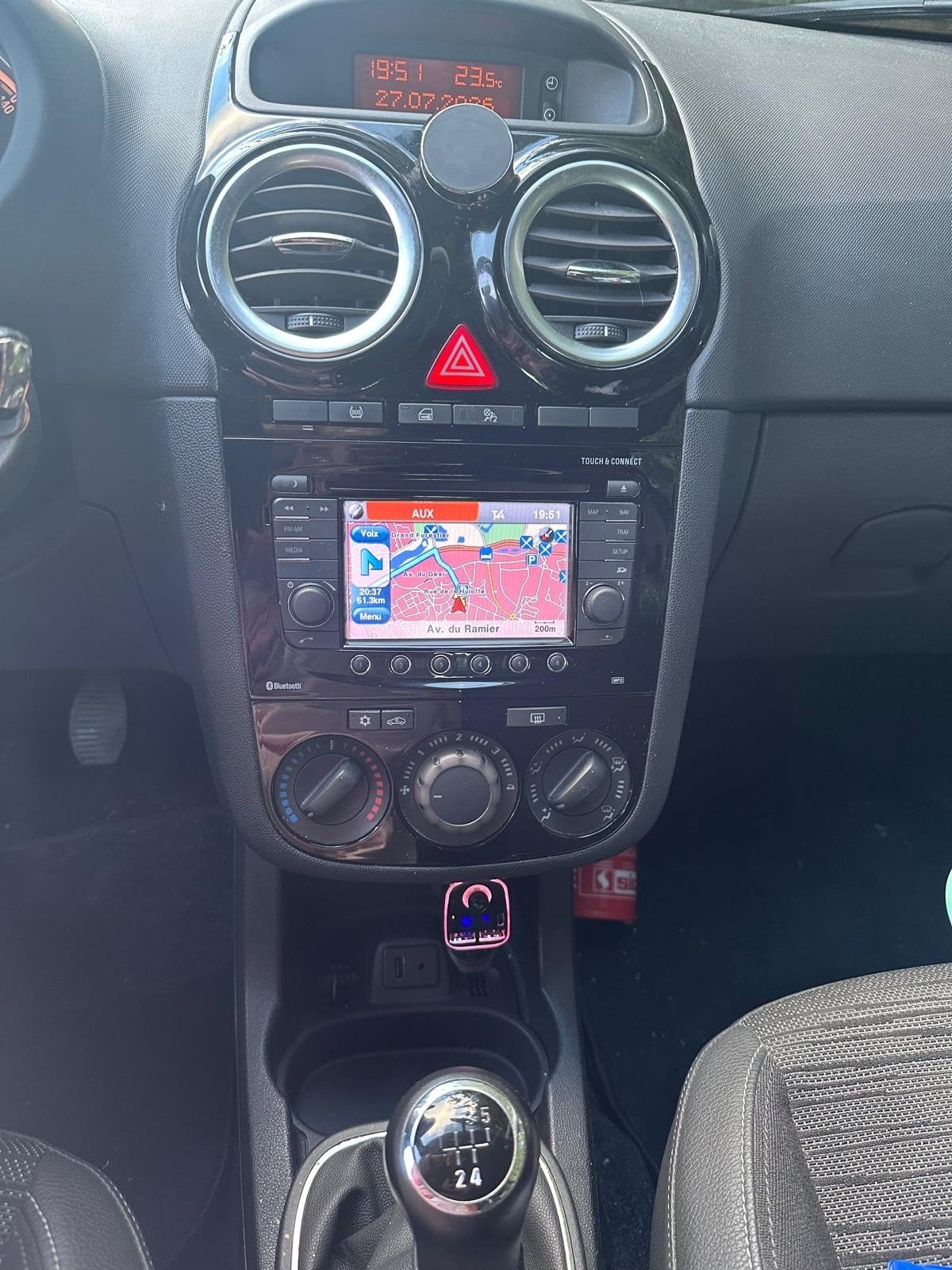 une opel corsa essencen 2014, Autos, Opel, Argent ou Gris, Achat, Euro 6, Noir