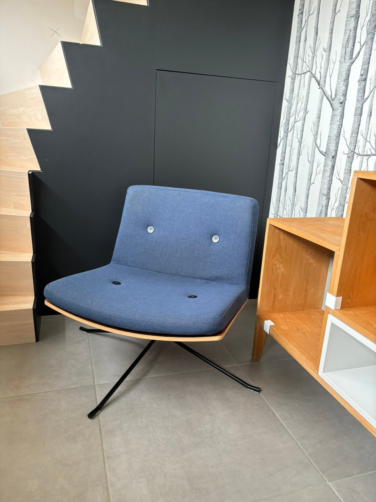 Bolia design draaizetel – Scandinavisch design, Enlèvement, Comme neuf