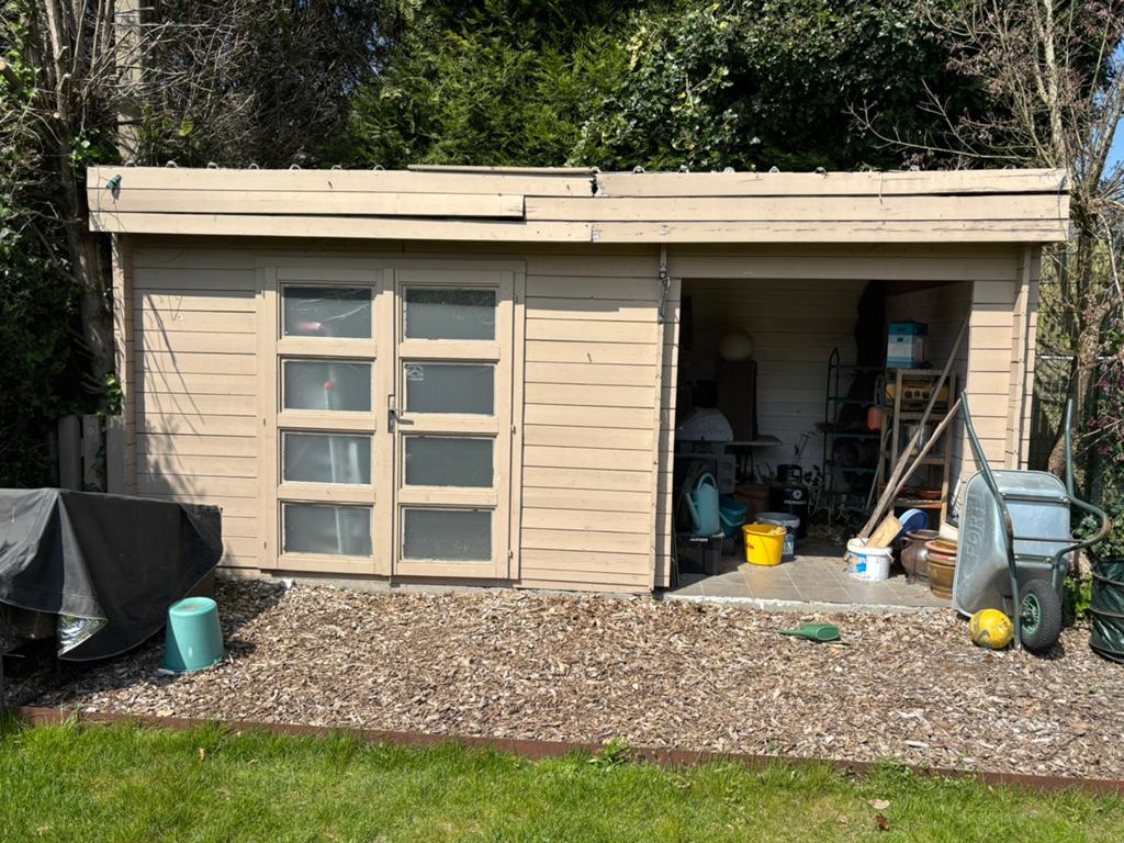 Gratis tuinhuis, Tuin en Terras, Tuinhuizen, Ophalen, Tuinhuis, 500 cm of meer, Hout