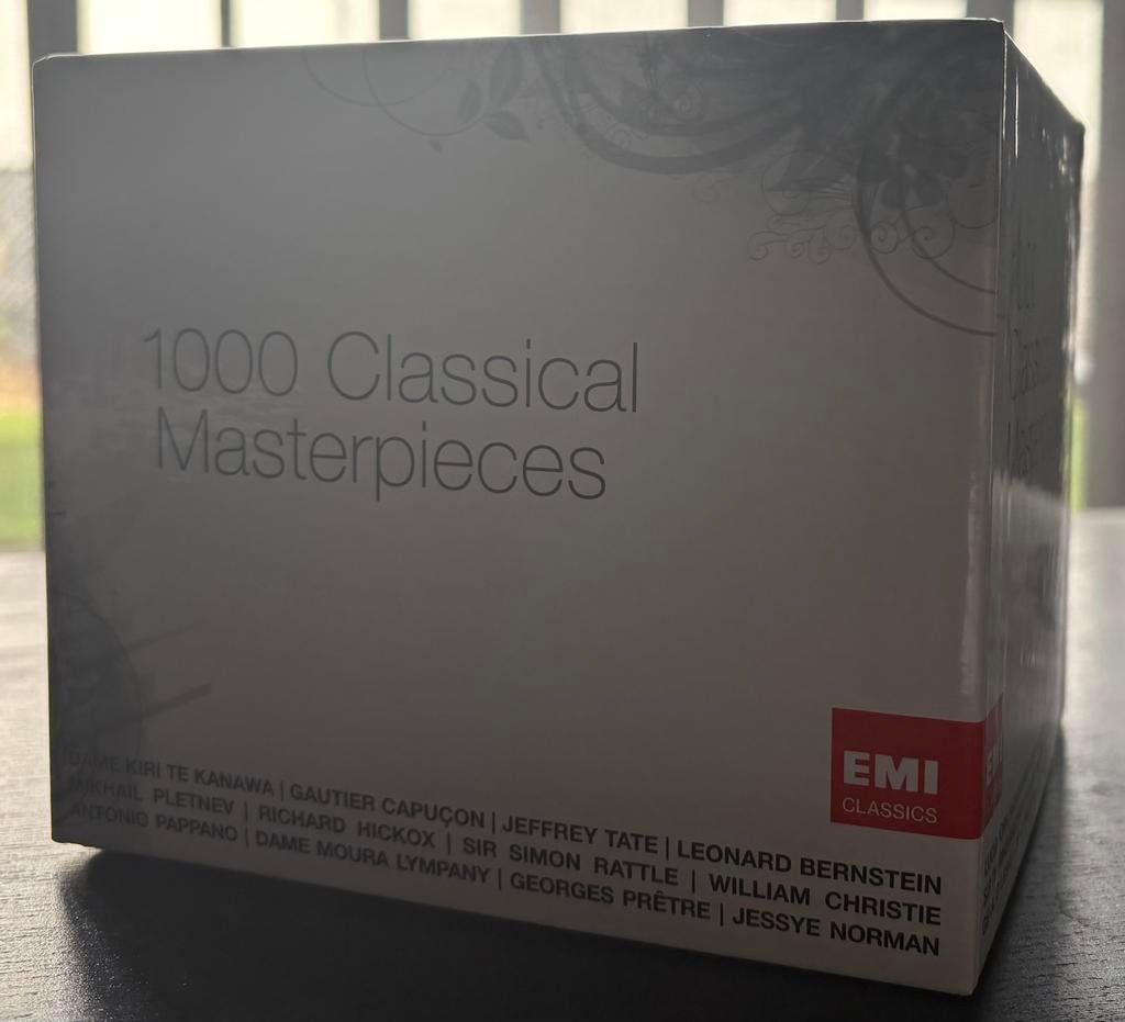 CD box EMI 1000 classical masterpieces, Enlèvement, Comme neuf