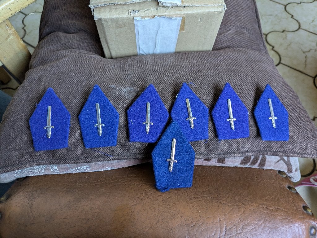Kraagspiegels politie, Verzamelen, Ophalen of Verzenden, Rijkswacht, Embleem of Badge