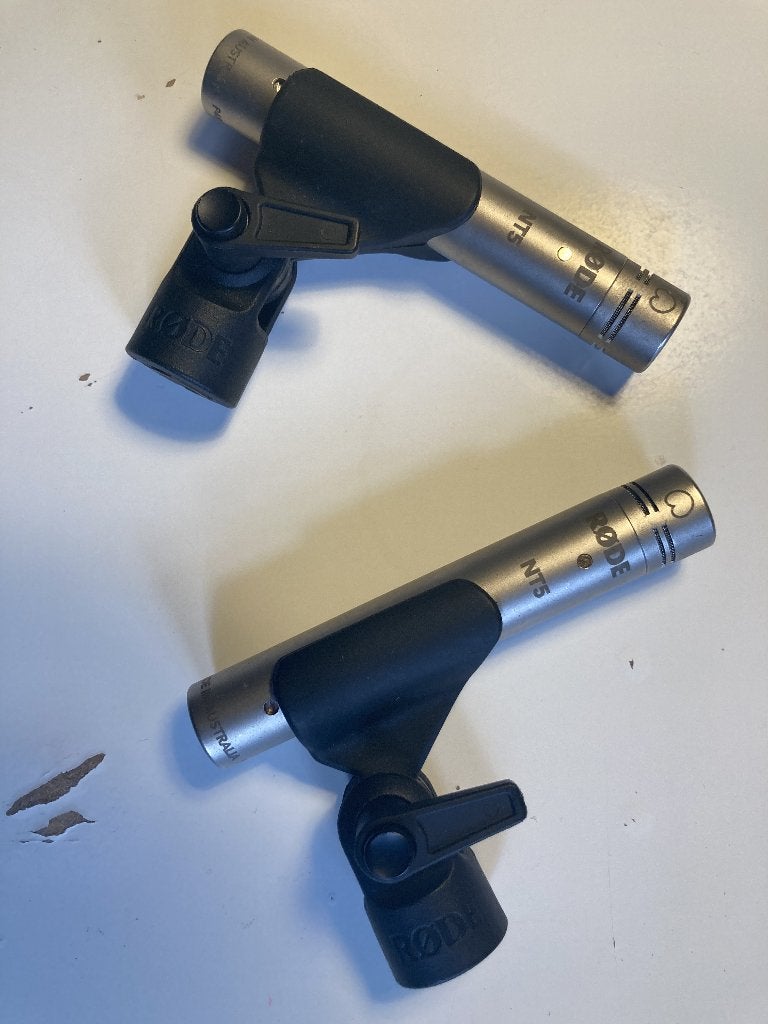 Paire de microphones stéréo Røde NT-5, Musique & Instruments, Enlèvement, Comme neuf, Micro pour instrument
