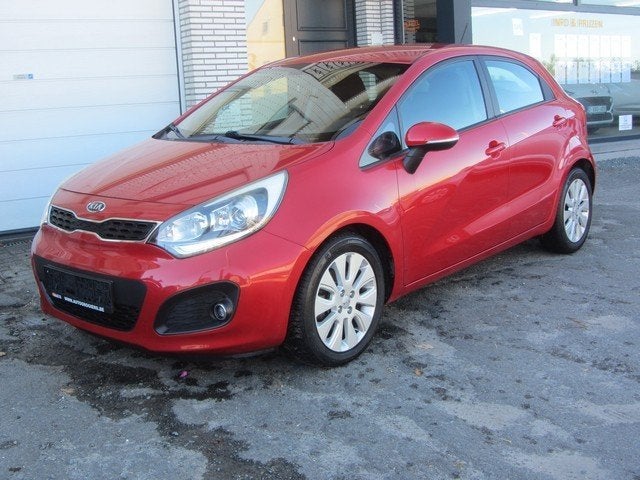 Kia Rio 1.4i 34.000km Automatic Garantie GPS Camera, Auto's, Stof, Zwart, 4 cilinders, 1396 cc