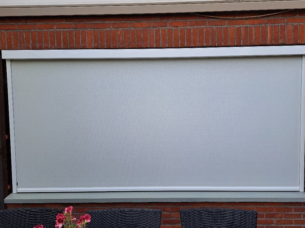 Zonnewering zaffer, Tuin en Terras, Zonneschermen, Ophalen, Elektrisch, Screen, Minder dan 250 cm