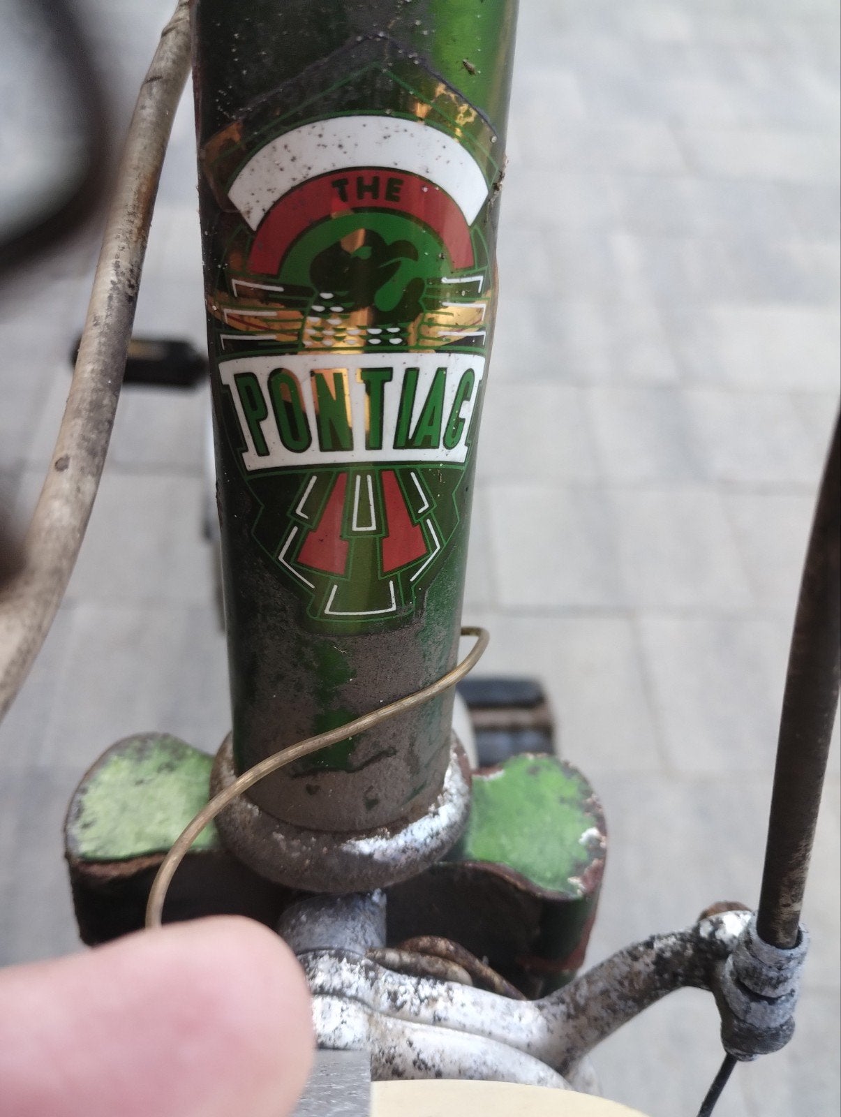 oude fiets Pontiac de luxe voor opmaak zie foto's, Vélos & Vélomoteurs, Vélos | Ancêtres & Oldtimers, Enlèvement