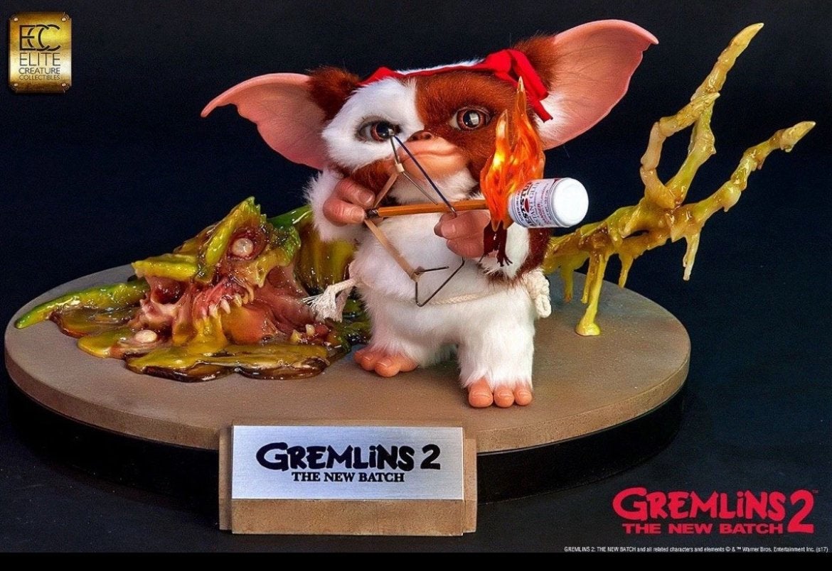 Cinemaquette gizmo gremlins elite creature, Collections, Statues & Figurines, Enlèvement, Comme neuf