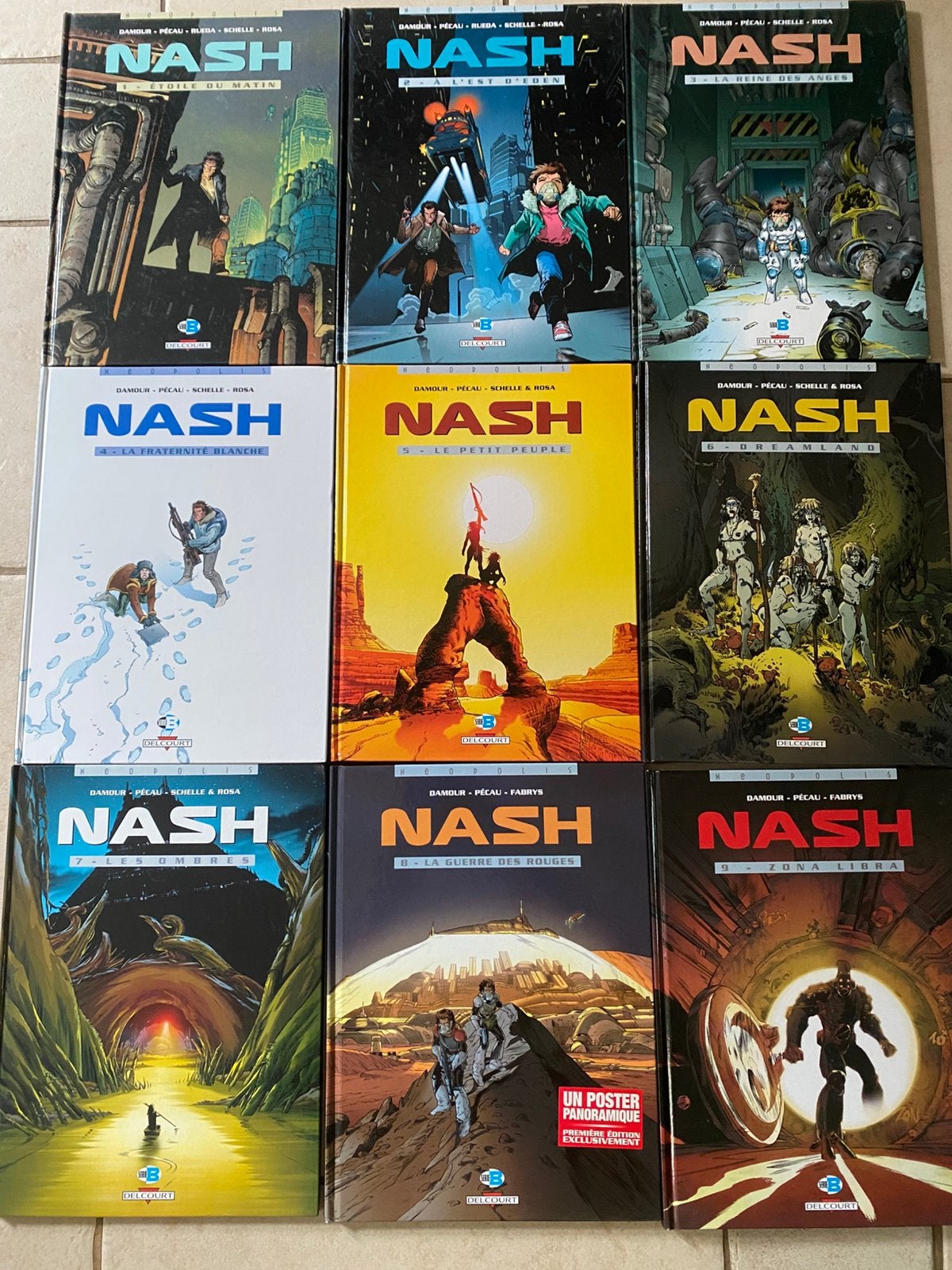 Lot bd Nash tome 1 à 9, Livres, BD, Enlèvement ou Envoi, Comme neuf