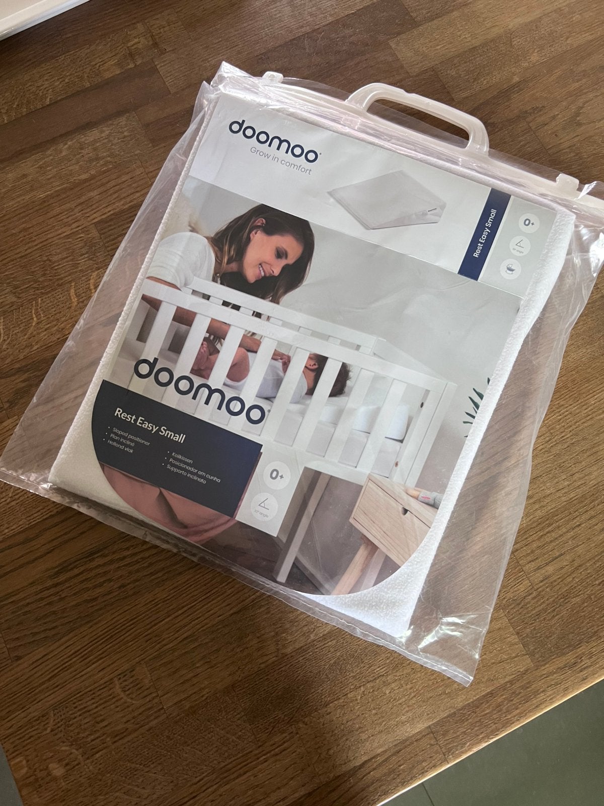 Doomoo hellend baby kussen, Kinderen en Baby's, Ophalen of Verzenden, Zo goed als nieuw, Kussen