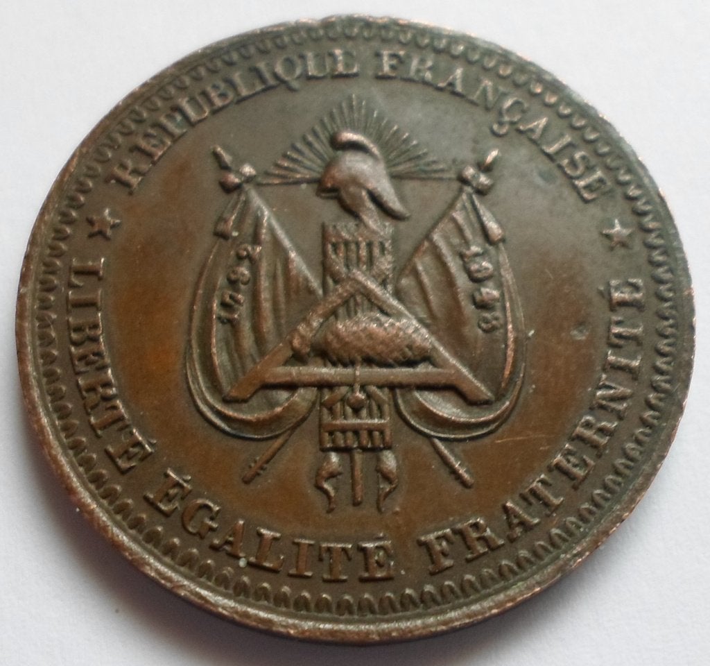 Frankrijk-medaille 55e verjaardag belegering van Lille., Verzenden, Brons