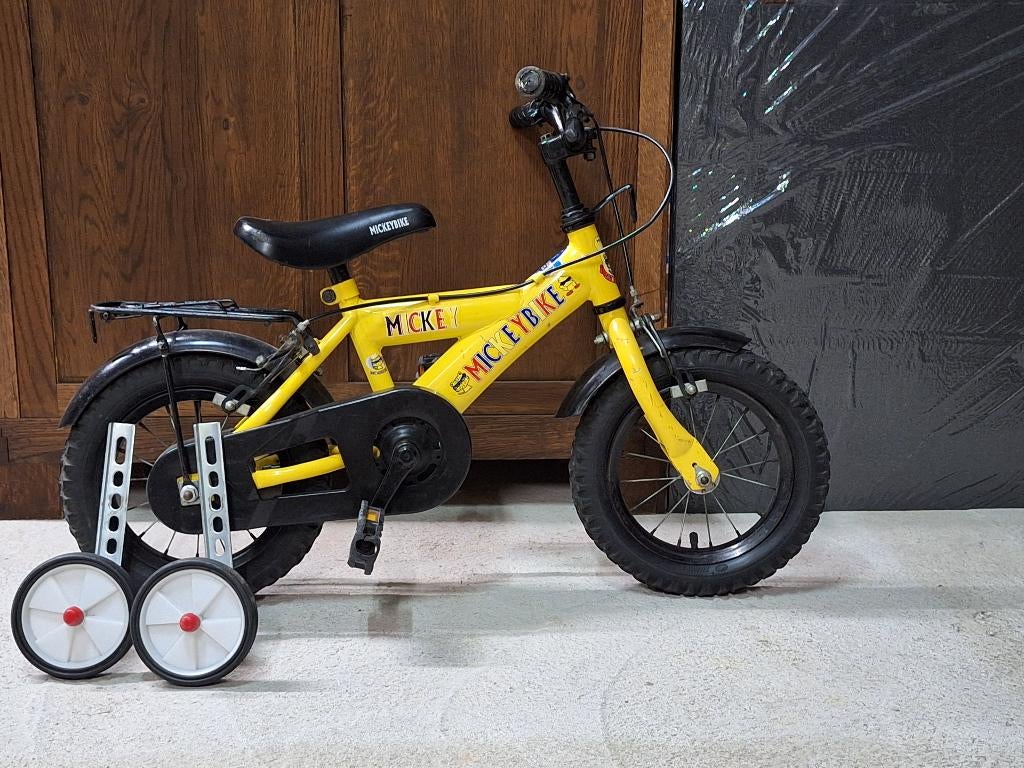 Vélo pour enfants 12 pouces Mickey bike, Mickeybike, Stabilisateurs, Enlèvement, Utilisé