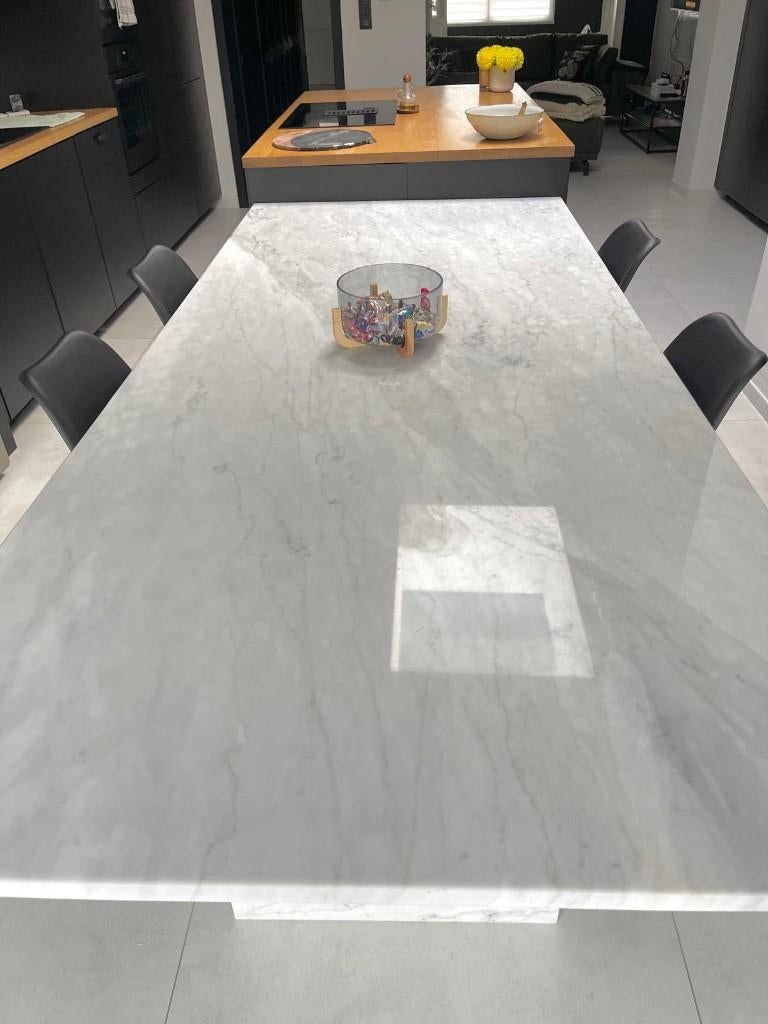 Table en marbre, Marbre, 100 à 150 cm, Enlèvement, Utilisé
