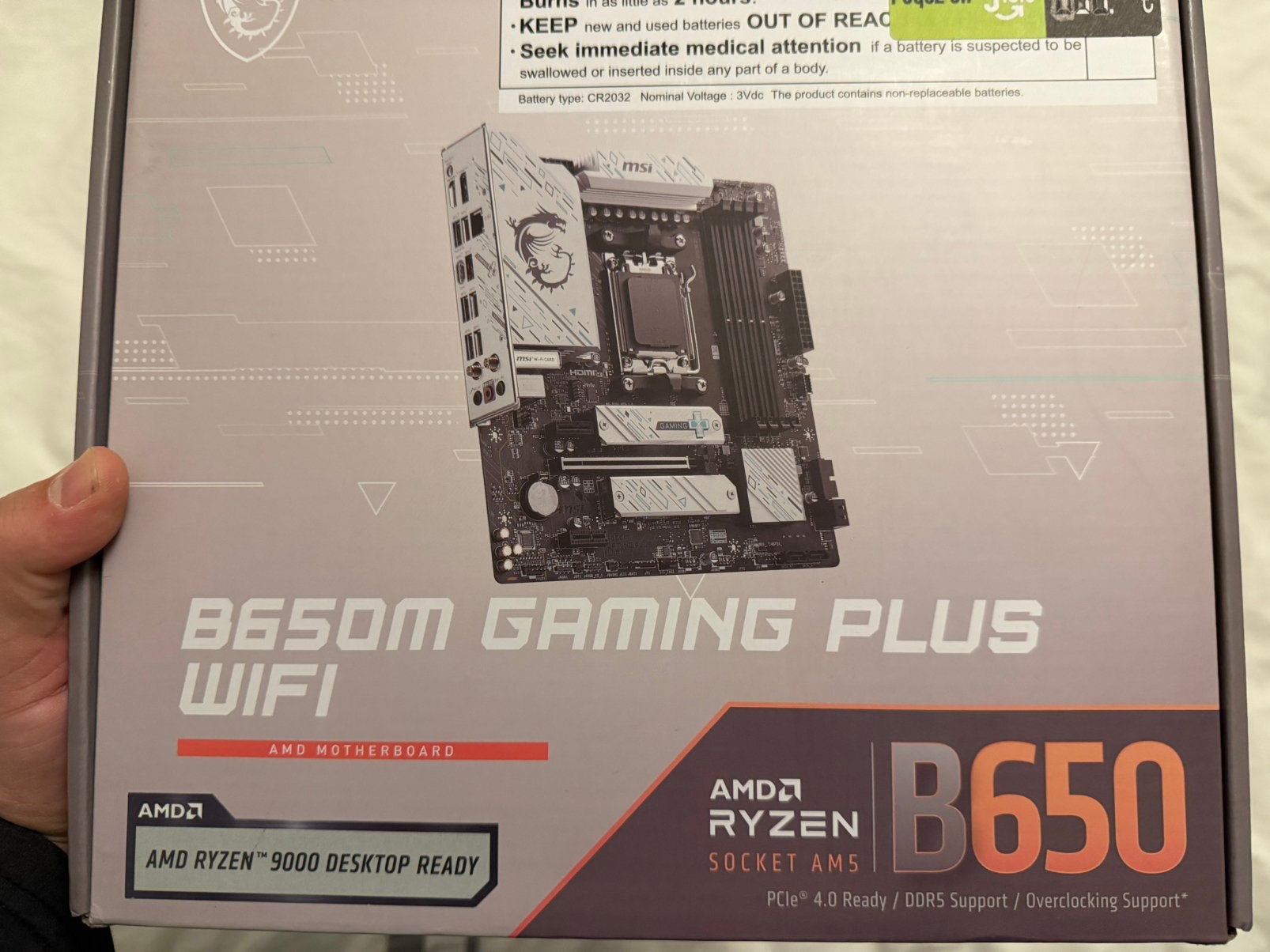 Kit Upgrade Gaming : AMD 7800X3D + MSI B650M GAMING PLUS, Informatique & Logiciels, Enlèvement ou Envoi, Neuf, AMD, DDR5
