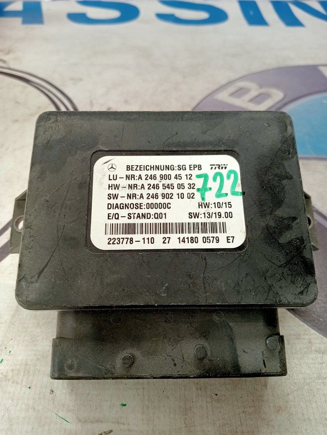 Computer handrem Mercedes-Benz CLA CLA 180 A2469004512, Utilisé, -, -, Enlèvement ou Envoi