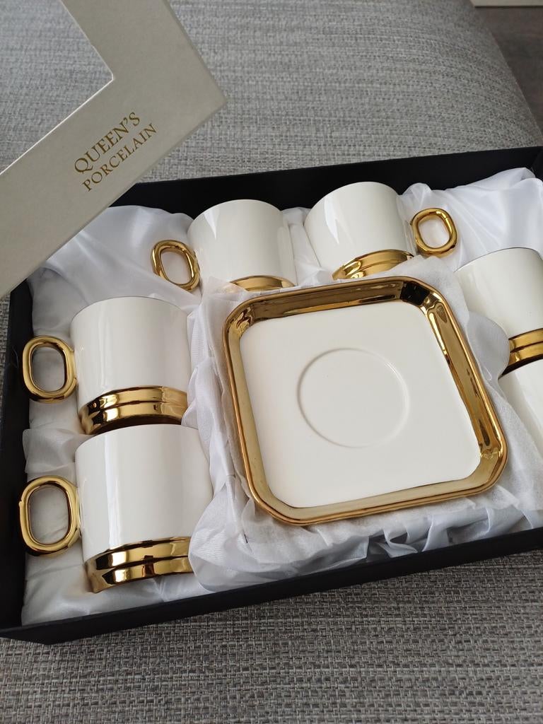 Koffieset nooit gebruikt, Ophalen of Verzenden, Nieuw, Porselein