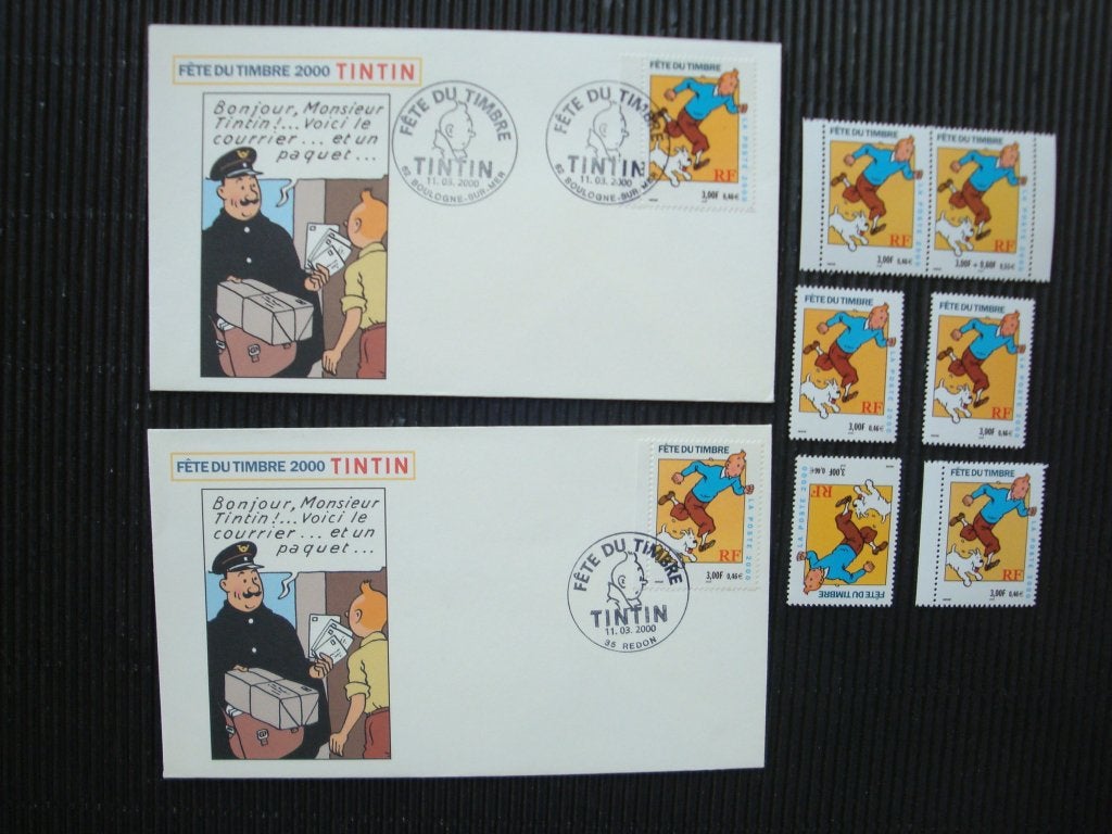 postzegels, Verzenden, Postfris, Gestempeld