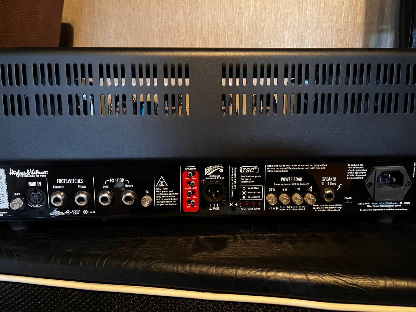 Hughes and kettner, Ophalen