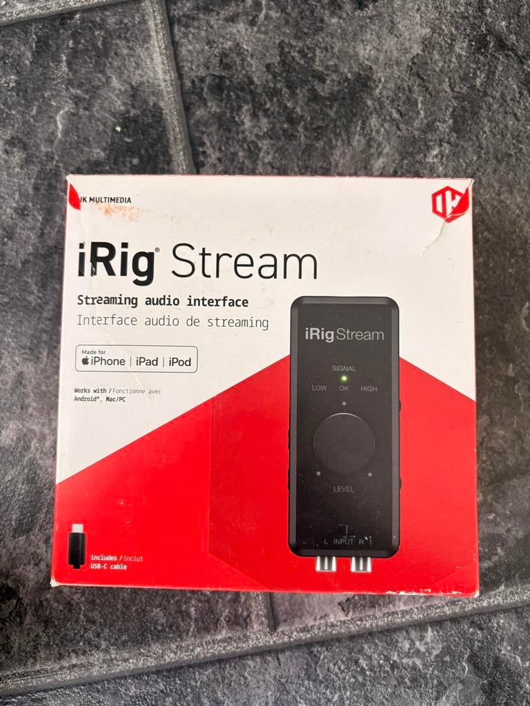 Irig stream apparaat, Musique & Instruments, DJ sets & Platines, Comme neuf, Autres marques, Enlèvement