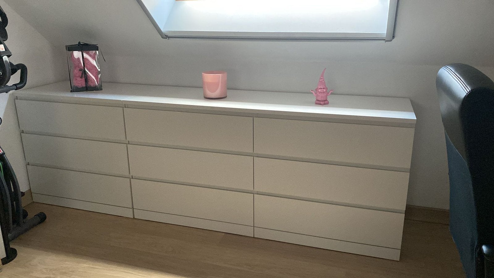 2x IKEA MALM 160 cm + 1x IKEA MALM 80 cm wit, Ophalen, Zo goed als nieuw