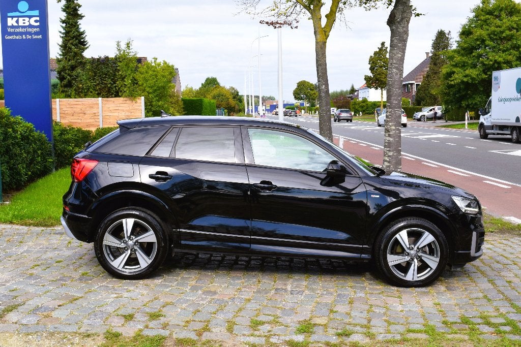 Audi Q2 30TDI/S-LiNE/S Tronic/B&O/VIRTUAL/GARANTIE, Autos, Cuir, Phares entièrement LED, Entreprise, Noir
