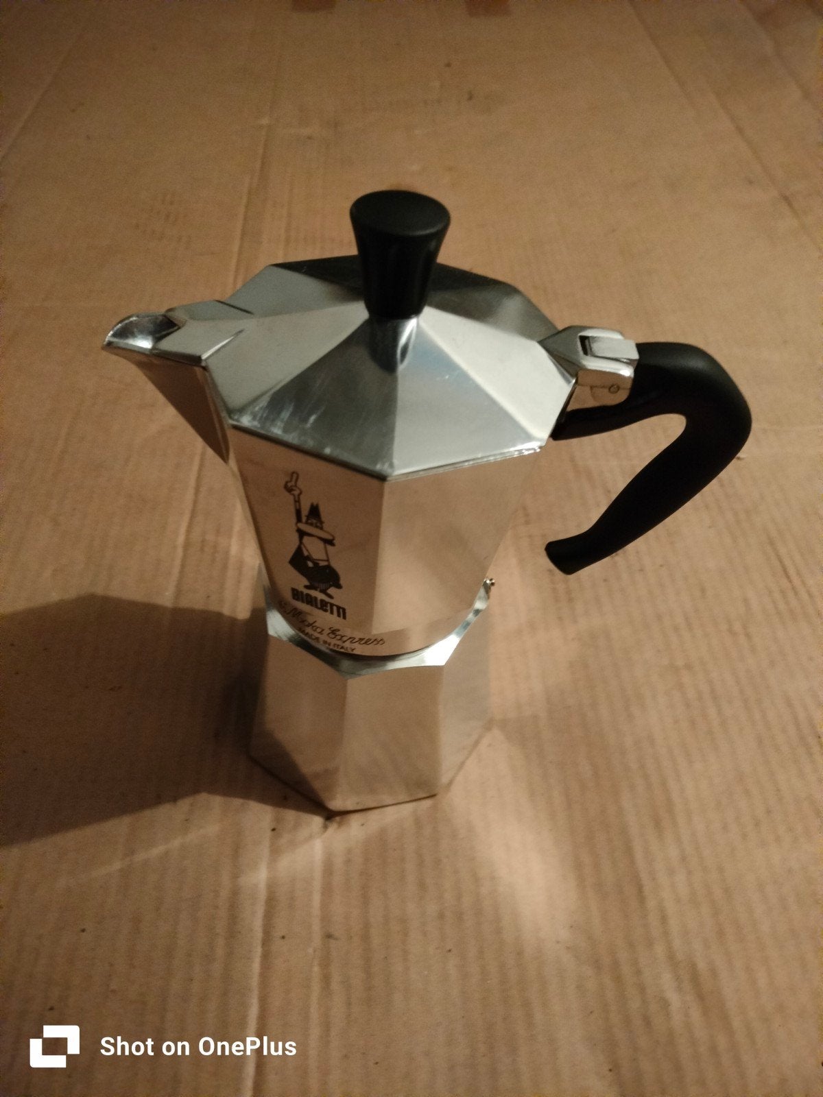 koffiezetapparaat nieuw, Ophalen