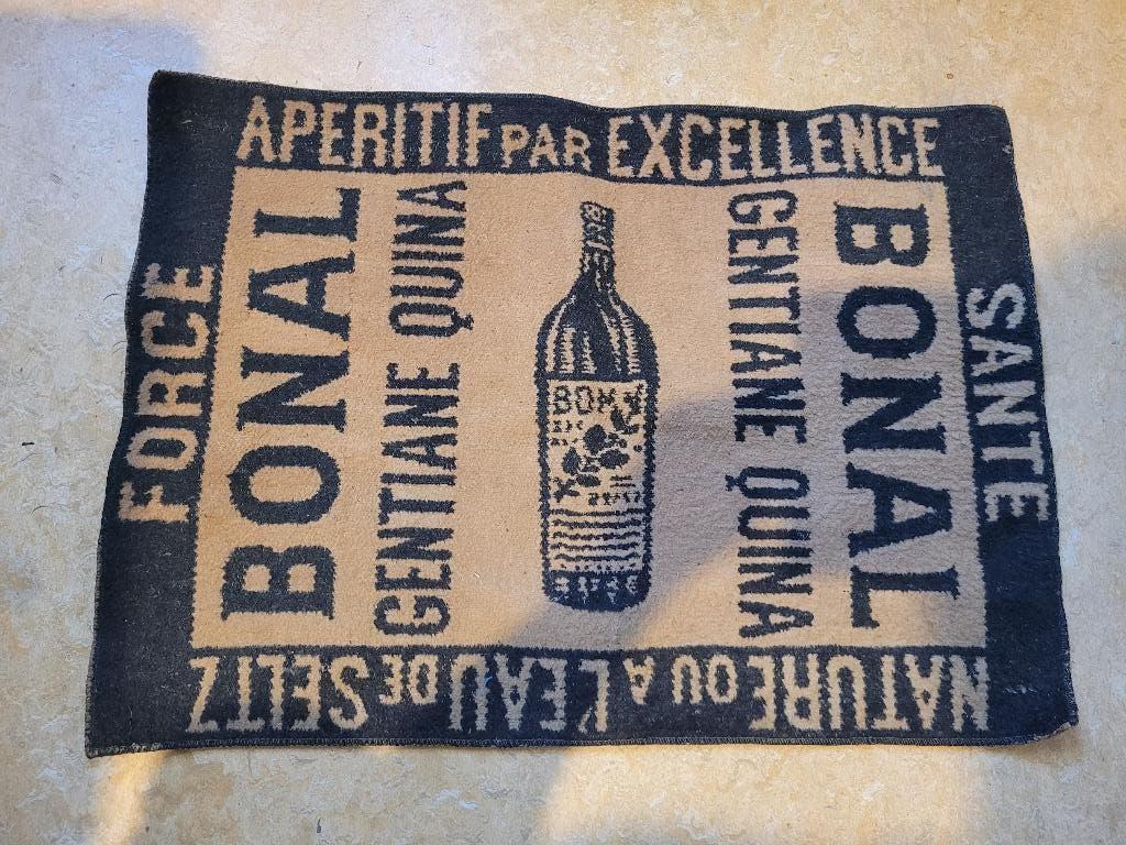 ancien tapis de bar publicitaire bonal, Enlèvement ou Envoi, Utilisé, Autres types