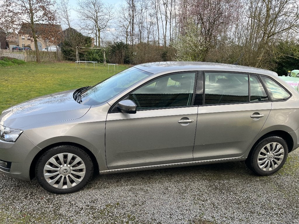Škoda Rapid Spaceback 1.0 TSI 2018, Auto's, Skoda, Bluetooth, Euro 6, Beige, Handgeschakeld