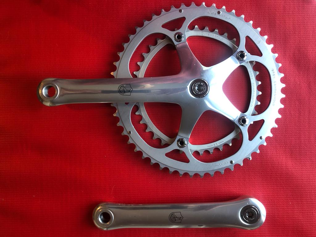Campagnolo Record année 92, 93,, Vélos & Vélomoteurs, Enlèvement, Comme neuf, Pédalier ou Pédales, Aluminium
