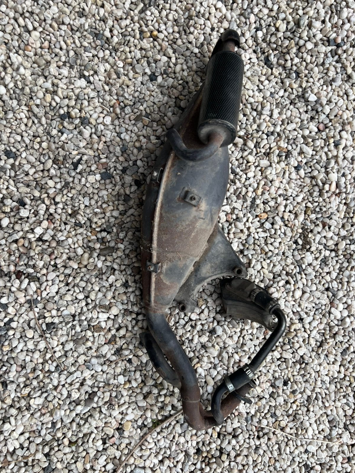 Gilera Piaggio Runner Zip SP 98 origineel uitlaat SC 46, Ophalen of Verzenden, Zo goed als nieuw