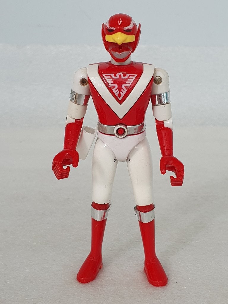 Choujuu Sentai Liveman Red Falcon figuur (Bandai, 1988), Collections, Enlèvement ou Envoi, Utilisé