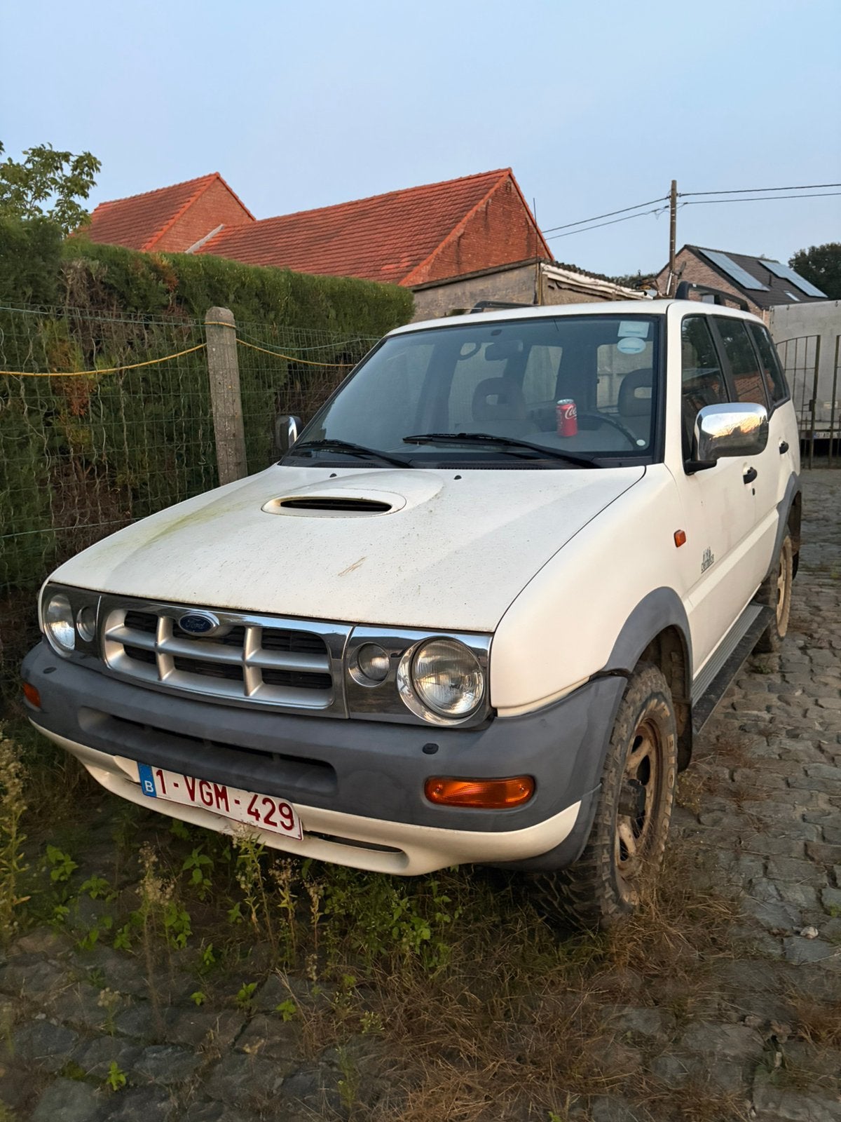 Ford maverick/nissan terrano 27tdi, Auto's, Overige modellen, Wit, Leder, Particulier