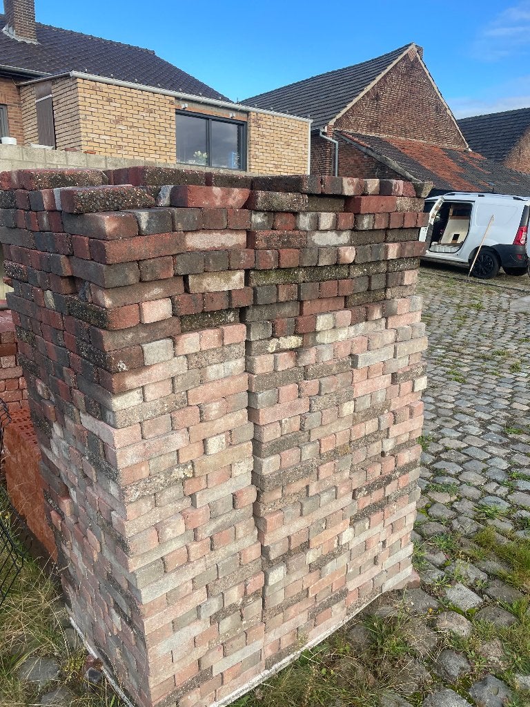 Rode gebakken klinkers, Tuin en Terras, Ophalen, 5 tot 10 m², Klinkers