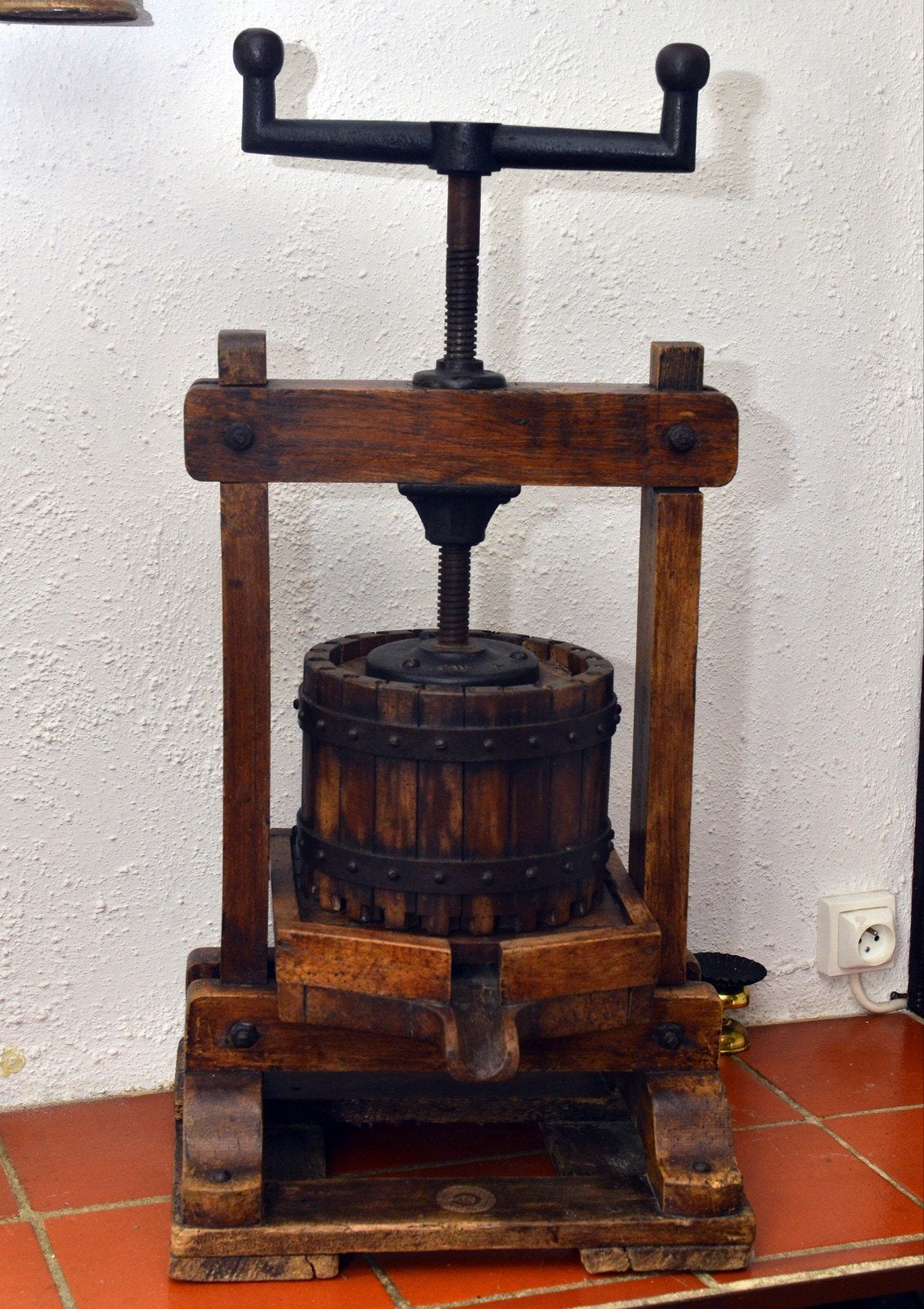 Oude wijnpers (eind 18e eeuw), Antiek en Kunst, Ophalen