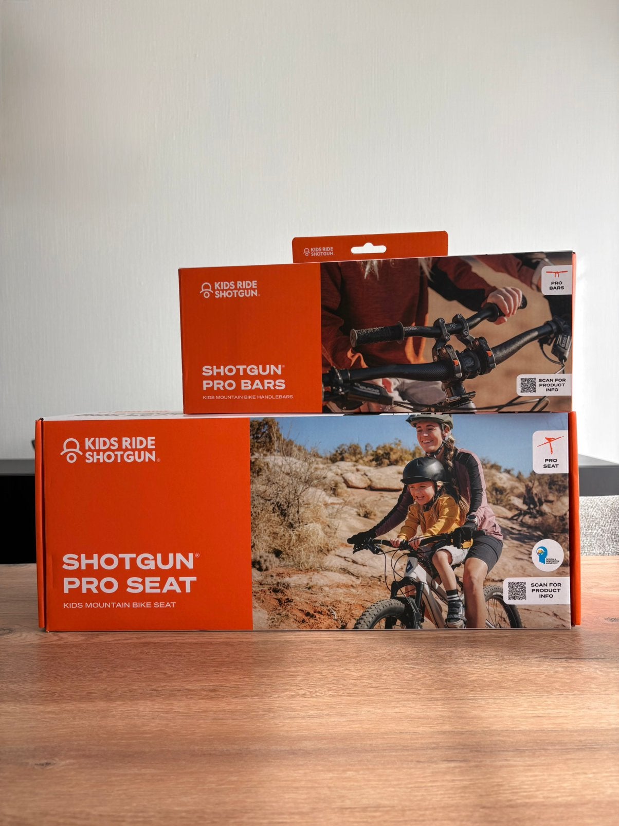 Kids Ride Shotgun set van Pro seat + Pro bars, Fietsen en Brommers, Ophalen, Zo goed als nieuw, Voorzitje, Voetsteuntjes