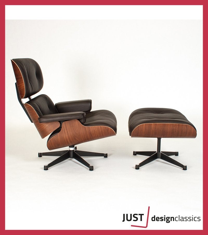 Vitra Lounge Chair XL + Ottoman Nieuw en Ongebruikt 2025, Huis en Inrichting, Ophalen, Nieuw, Hout