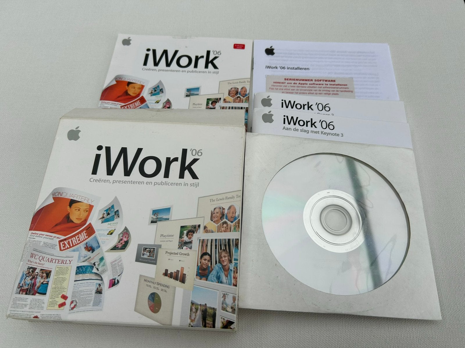 Pack Apple iWork '06, Informatique & Logiciels, Envoi, Comme neuf