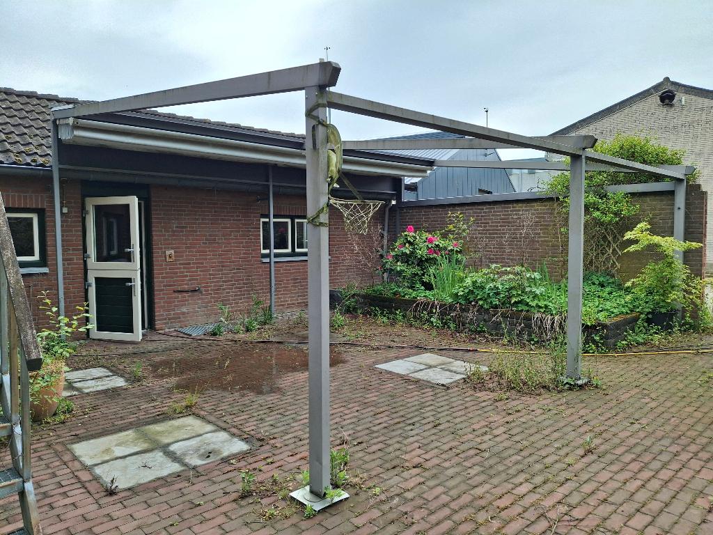 Overkapping pergola elektrisch zeil, Ophalen, Gebruikt, Tuinpaviljoen