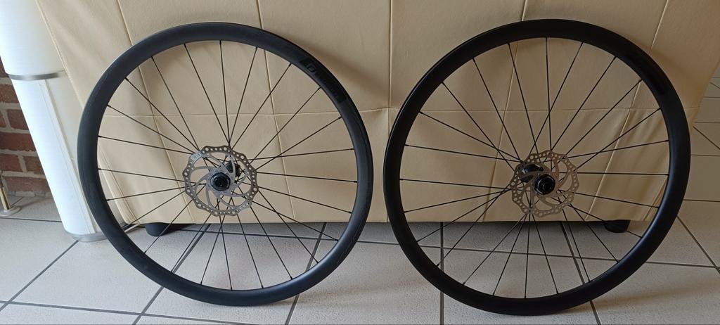 Carbon disc wielen, Syncros capital 1.0,  hoogte 3,5. Koers, Fietsen en Brommers, Fietsonderdelen, Ophalen, Carbon