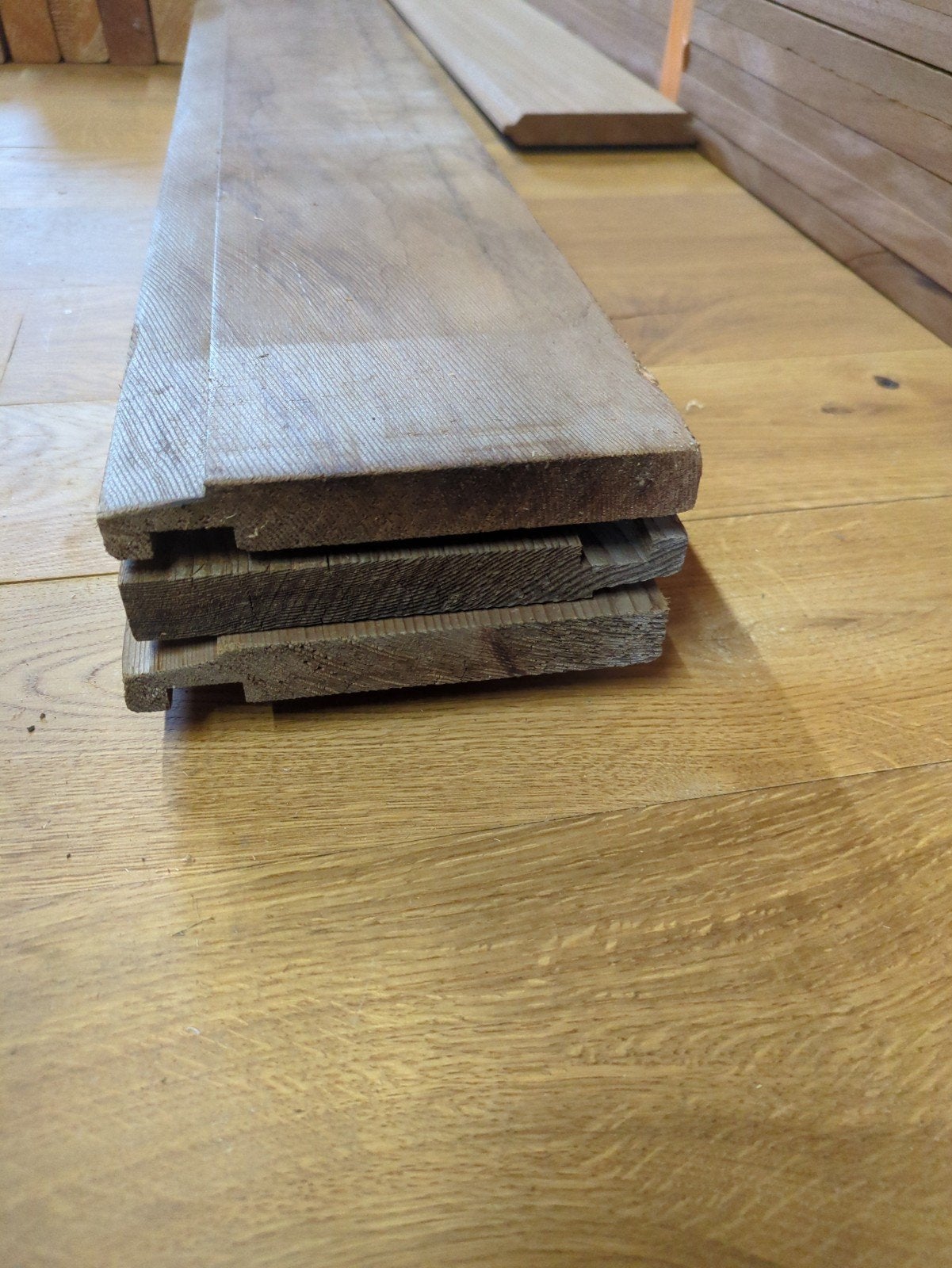 dakrand sponde ceder 20mm x140mm, 330 cm,  3stuks, Bricolage & Construction, Tuiles & Revêtements de toit, Enlèvement