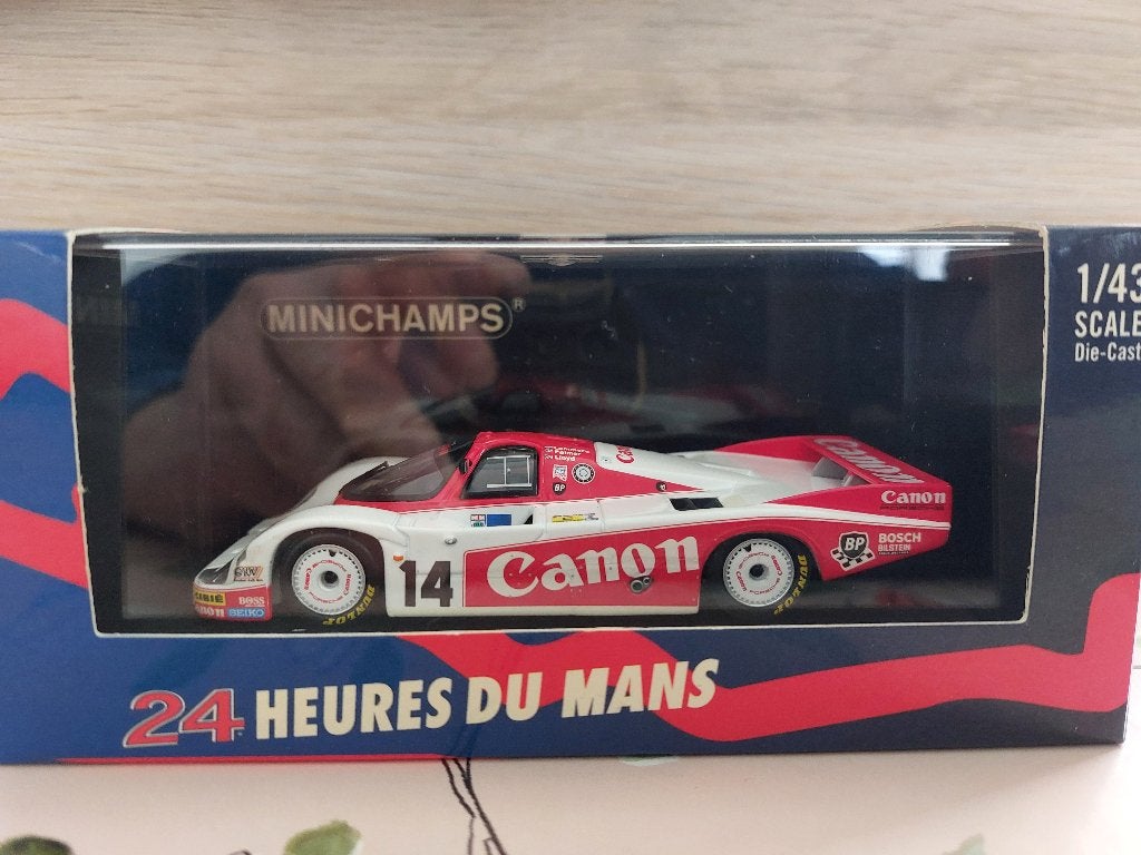 Porsche 956L, Hobby en Vrije tijd, Modelauto's | 1:43, Ophalen of Verzenden, Zo goed als nieuw, MiniChamps