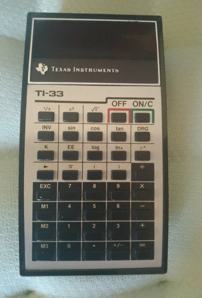 Texas Instruments TI-33, Enlèvement ou Envoi, Utilisé