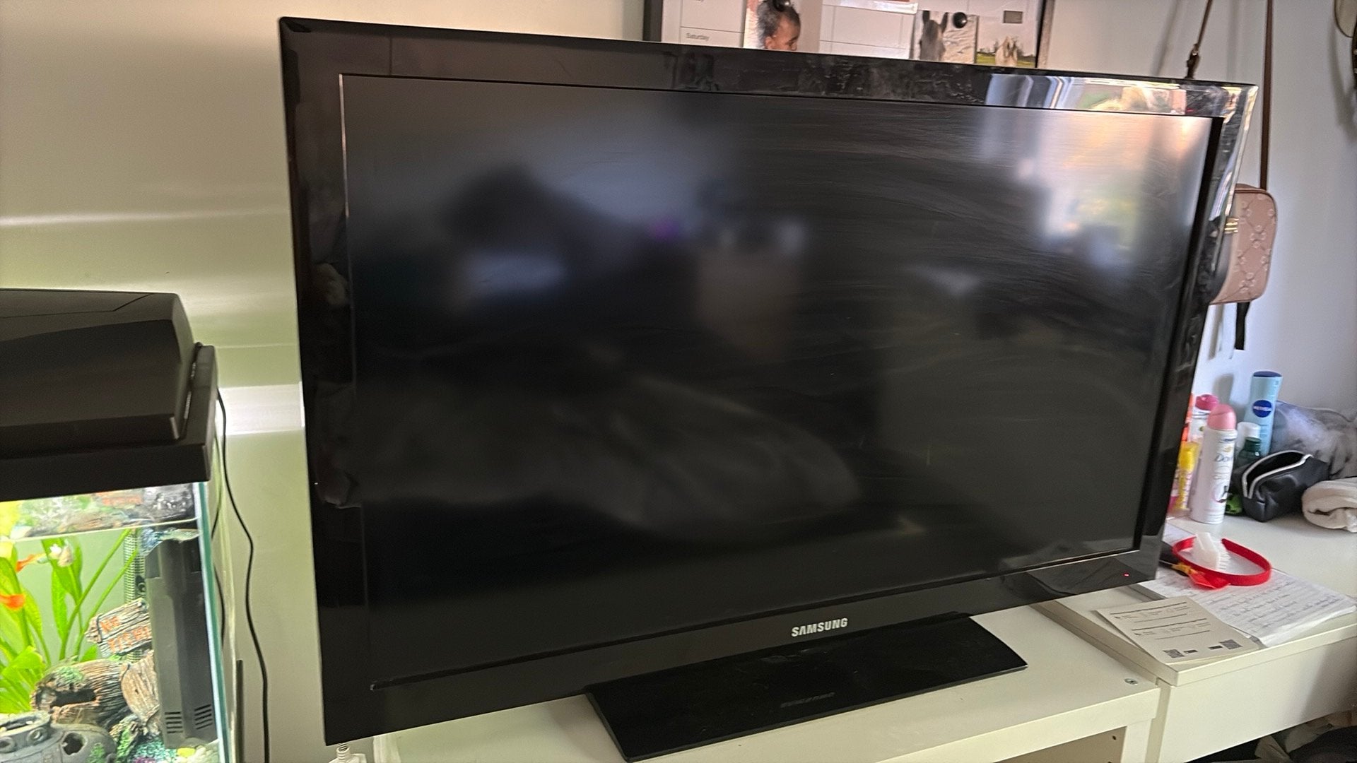 Samsung tv, Enlèvement ou Envoi, 50 Hz, Comme neuf, Smart TV