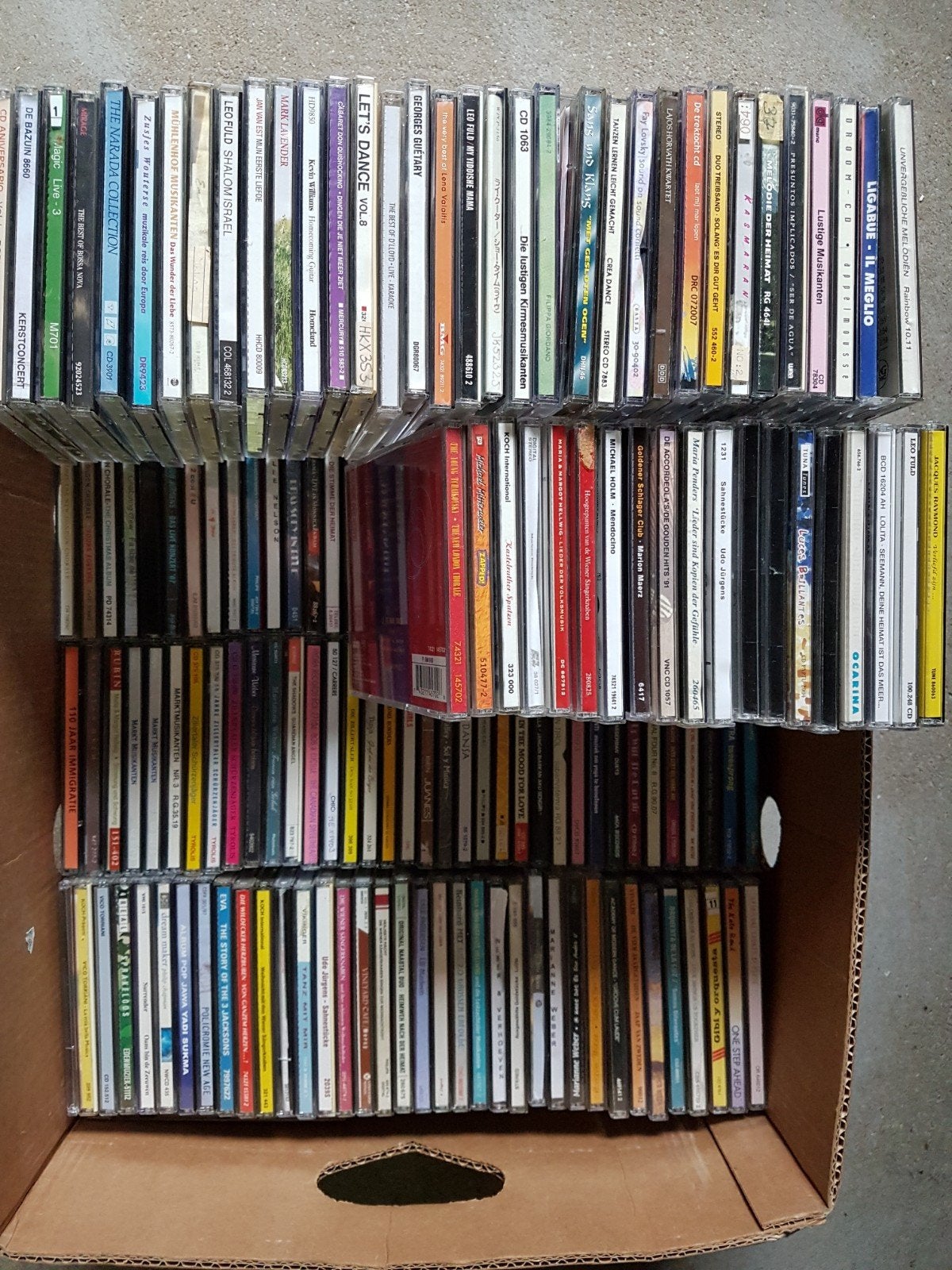 Partij van ca. 100+ CD’s – Pop, NL-talig, Schlager & Instrum, Cd's en Dvd's, Ophalen, Gebruikt