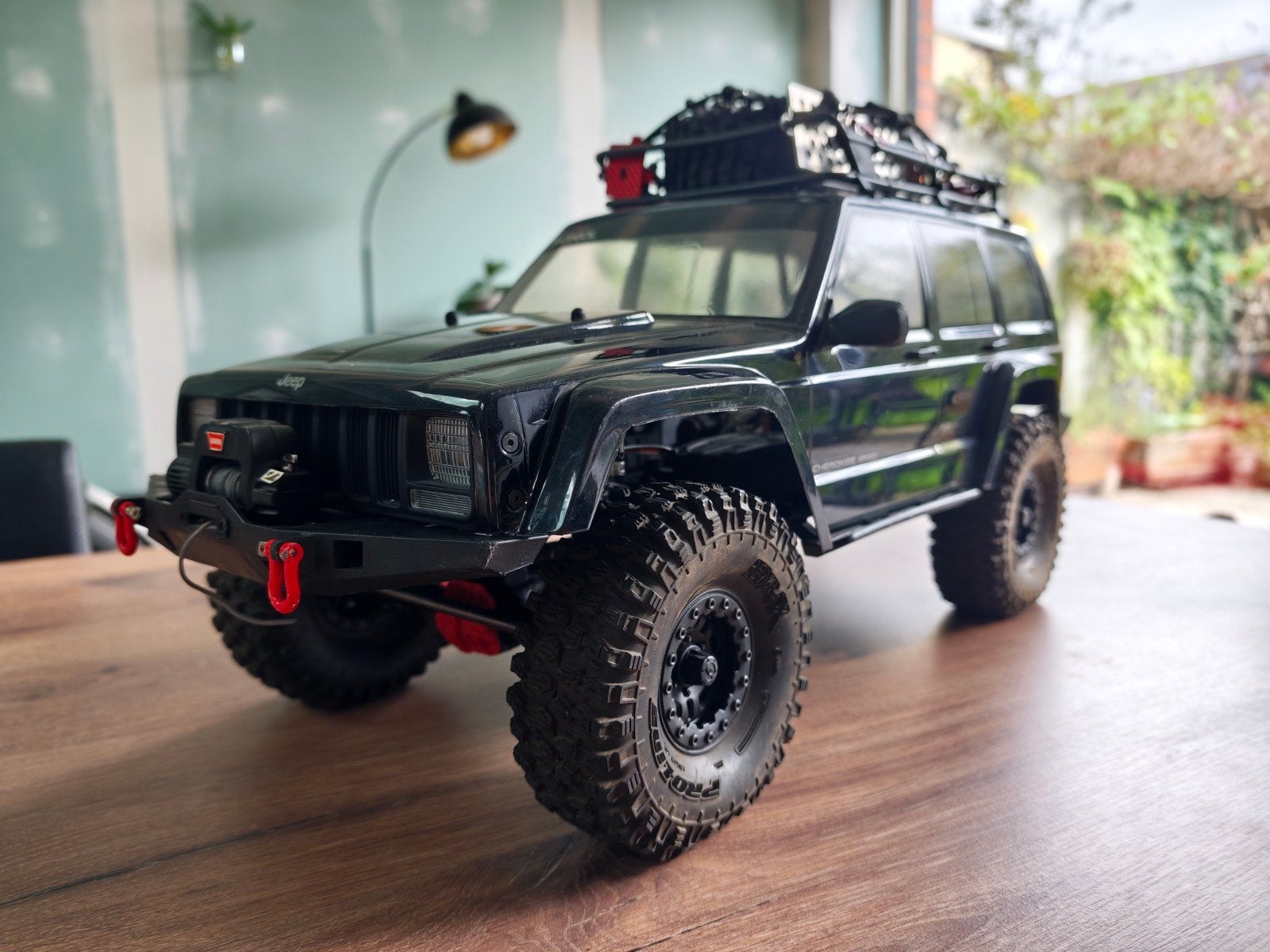 Axial SCX10II  Jeep Cherokee Scale Crawler, Ophalen, Gebruikt, Schaal 1:10