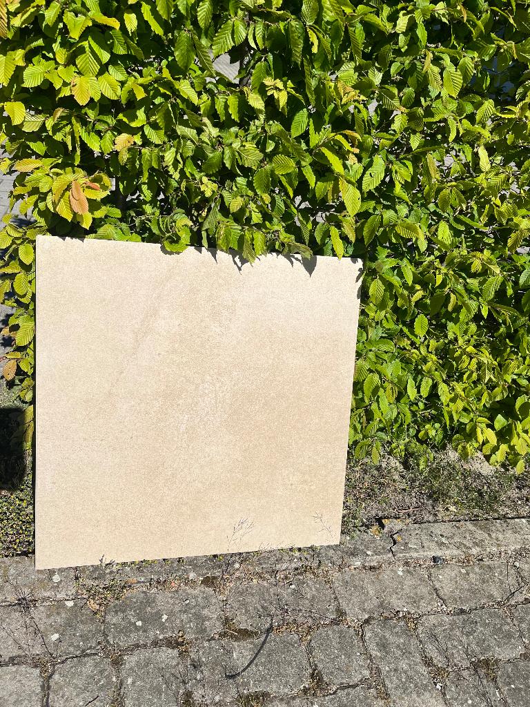 Tegels travertin look, Doe-het-zelf en Bouw, Tegels, Ophalen, 40 tot 60 cm, 40 tot 60 cm, Keramiek