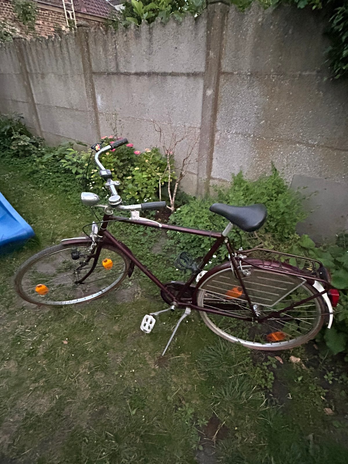 Herenfiets, Ophalen