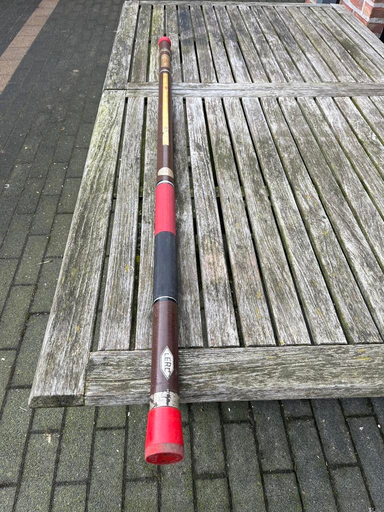 Lerc vaste stok, Ophalen, Gebruikt, Vaste hengel