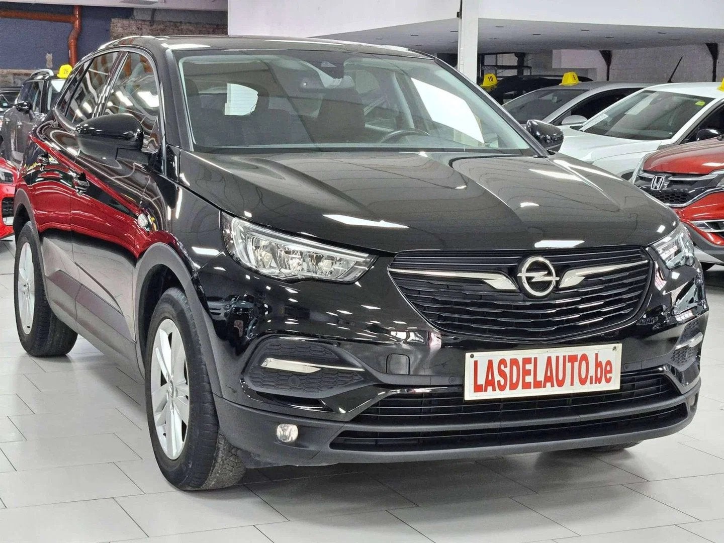 Opel Grandland X 1.5 TD Carplay Android Gps Lane Assist Crui, Auto's, Stof, Gebruikt, 4 cilinders, Zwart