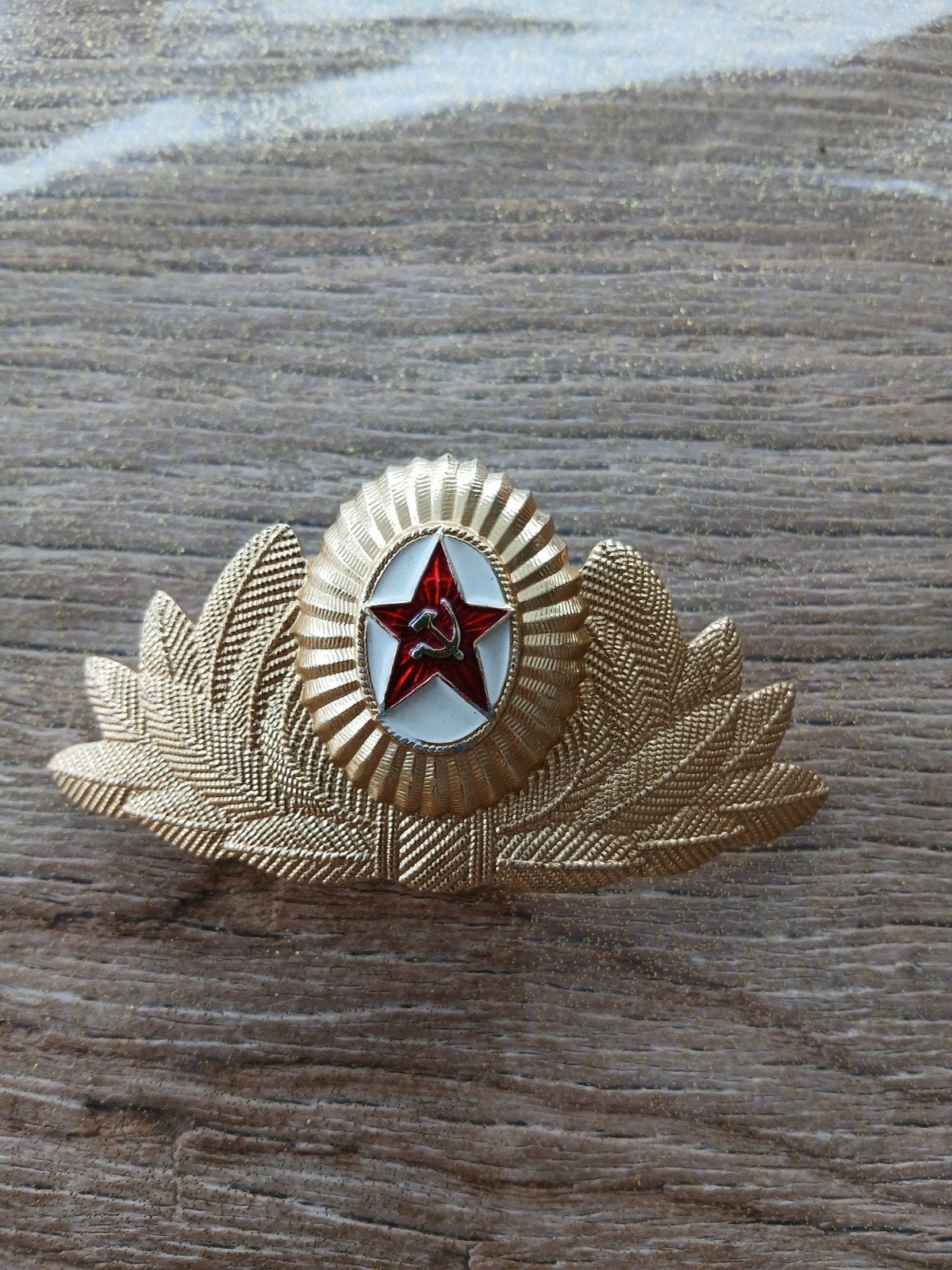 Officiers embleem  Russische voor kepie, Ophalen of Verzenden