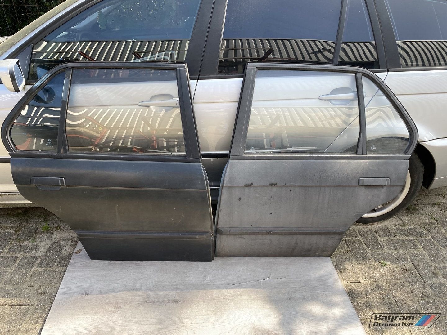 Bmw E30 deur sedan achter links rechts portier 3-serie hard, Auto-onderdelen, Ophalen, Gebruikt, -, Deur