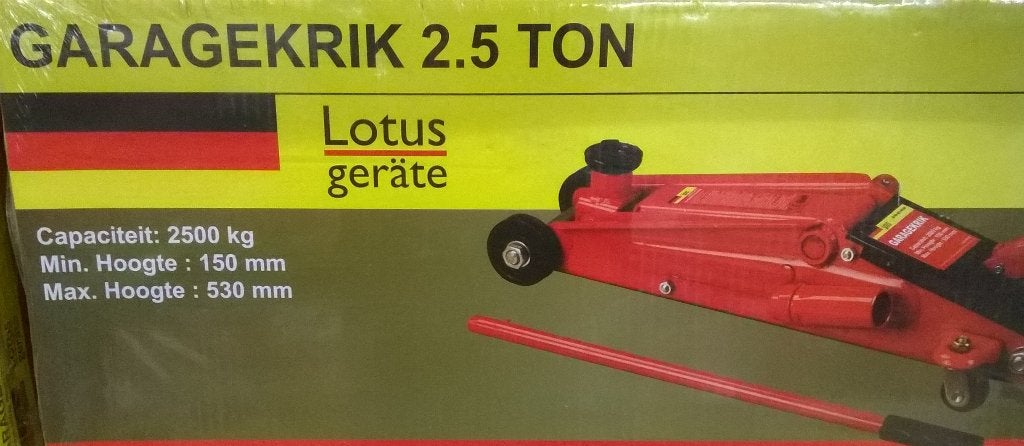 rolkrik 2.5 ton, Auto diversen, Krikken, Ophalen, Nieuw